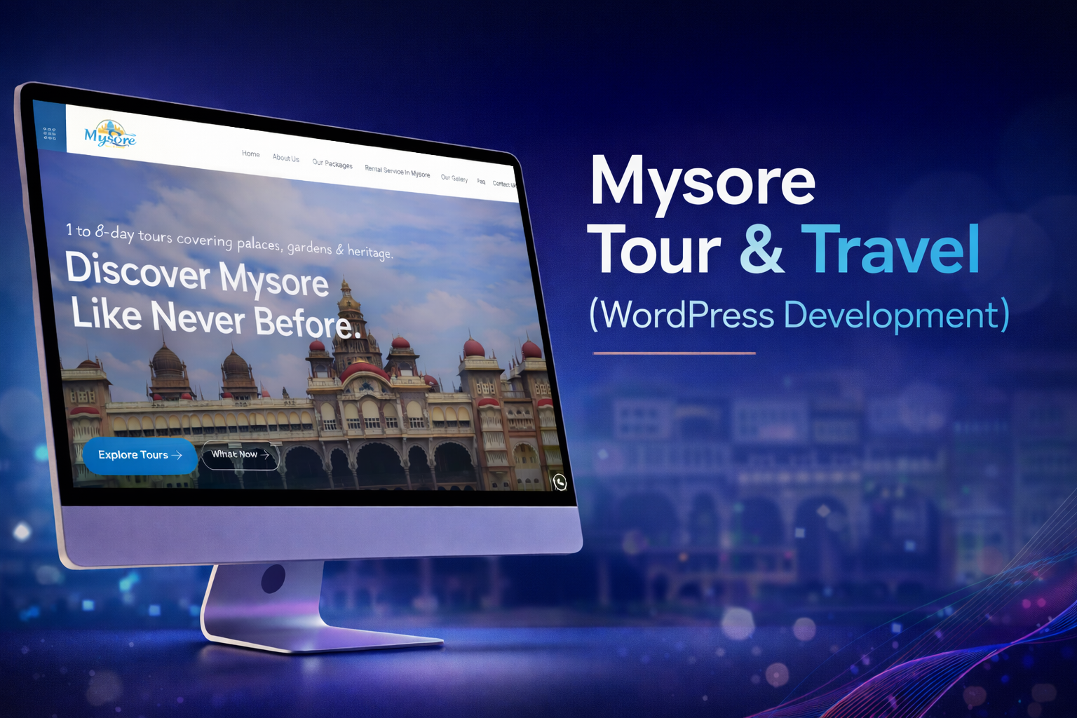 Mysore Tour & Travel website